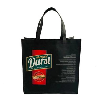 Cina Wholesale 80-120gsm Reclycled Tote Bag Non Woven Bag Promotional Shopping Bag Reusable With Zipper in vendita