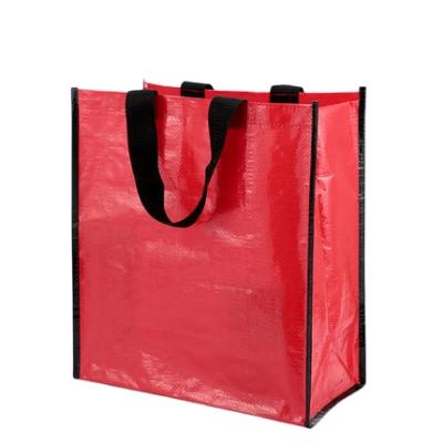 China Eco - Friendly Wholesale Custom Reusable Grocery PP Laminated Woven Tote Shopping Bag zu verkaufen