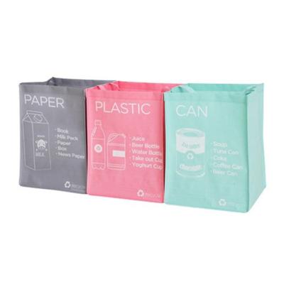 China Reclycled china supplier logo pp woven bag wholesale custom layout recycle waste bag pp woven pp woven waste bag à venda