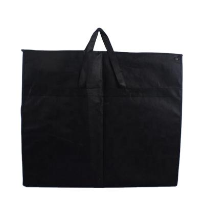 Cina Eco-friendly Customized Wholesale Non Woven Fabric Suit Dress Clothes Garment Bag Black Zipper Suit Garment Bag in vendita