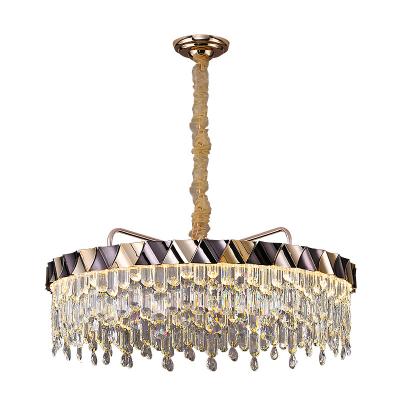 China Modern Modern Dining Room Light K9 Crystal Chandelier Lead Crystal Chandelier Led Lamp Home Decor Crystal Pendant Lamp for sale