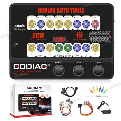 China Godiag GT100+ GT100 Pro OBDII Breakout Box ECU Bench Connector Adds Electronic Current Display and CANBUS Protocol for sale