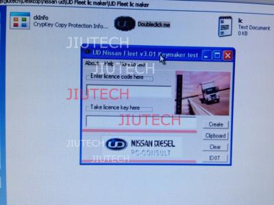 中国 日産のトラックの診断ソフトウェアのための日産 UD V3.01 ソフトウェア Keygen 販売のため