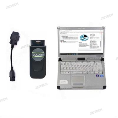 China For VOCOM II Truck Excavator Diagnostic Tool VOCOM 2 Mini 88894200 Supports EUR6 FH/FM4 Premium Tech Tool + CFC2 Laptop for sale