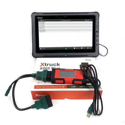 China X005 Plus F110 tablet DPF Regeneration Data Read Truck Diagnostic Tool for SHAC-MAN WEICHAI SINOTRUK CNHTC Howo DongFeng for sale