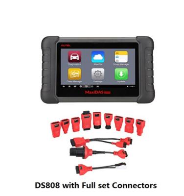 China Autel Maxidas DS808 OBD2 Diagnostic Tool Upgrad of DS708 with Full set OBDI Adapters automotive Scanner Same Function as for sale