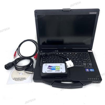 China CF53 laptop for Doosan uVIM DMS-5 Forklift Excavator Construction Engine Analyzer Machine EOL System Diagnostic Tool for sale