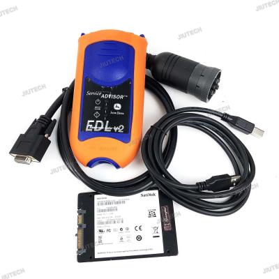 China Electronic Data Link For EDL V2 Advisor 5.3 AG CF Service Agriculture Construction Equipment Tractor Heavy Truck Diagnostic Tool for sale