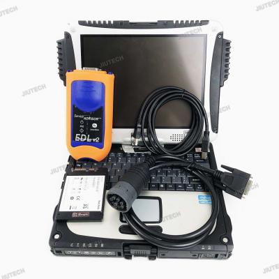 China V5.3 Agriculture Tractor Diagnostic Tool Service edl v2 Electronic Data Link advisor + AG CF HDD Diagnostic Tool with CF19 Laptop for sale