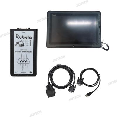 China F110 tablet+Voor KUBOTA DIAGNOSTIC PYTHON Python interface Diagmaster KUBOTA Takeuchi Diagnostisch hulpmiddel Te koop