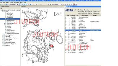 China  PENTA EPC LinkOne5 Spare Parts Catalog for Marines and Industrial Engines for sale