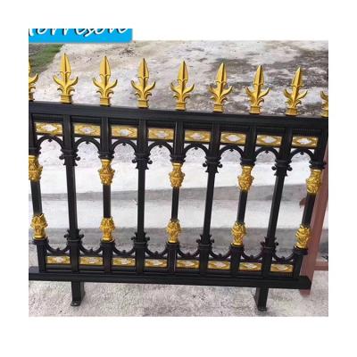 China 2020 Modern Wholesale Post Lattice Price Black Aluminum Barrier for sale