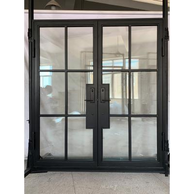 China Heat Insulation French Doors Used French Doors Mobile Home Security Doors puerta francesa for sale