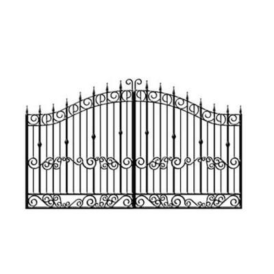 China Modern Good Quality Sell Well Wrought Iron Grill Door Fancy Design for sale