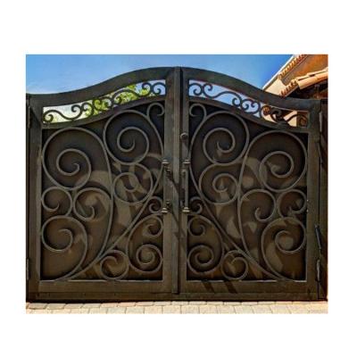 China Modern Iron Glass Doors Iron Simple Main Door Design Front Iron Door Designs On Sale for sale