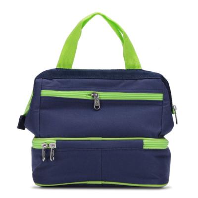 China Waterproof Portable Durable Oxford Cloth Practical Cooler Bags Heat Insulation Lunch For Office for sale