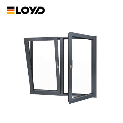 China Casas de aluminio con ventana de inclinación y vuelta de 2.0 mm en venta