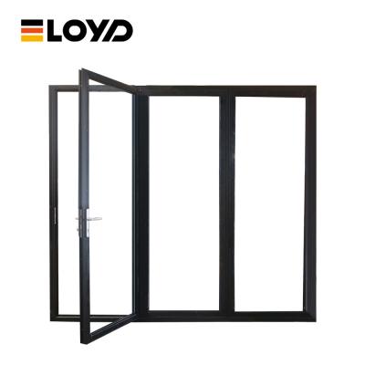 China Anodized Aluminium Folding Patio Doors Exterior Accordion Customized for sale