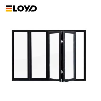 China Thermally Broken Aluminium Sliding Patio Doors Bi Folding Glass OEM for sale