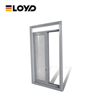 China Double Hung Vertical Sliding Glass Kitchen Aluminum Window Anodised Finish for sale