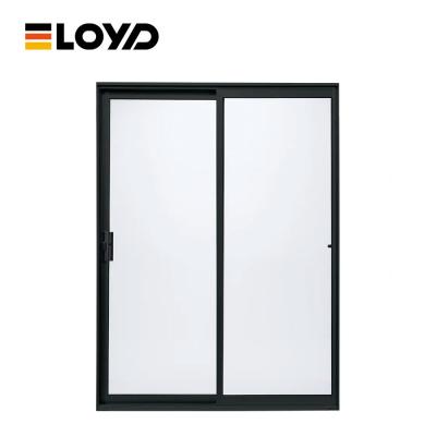 China ODM Exterior Entry Opaque Glass Sliding Doors Aluminum 144 X 80 For Patio for sale