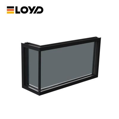 China Low E Glass Fixed Soundproofing Windows Allstyle Aluminium Windows for sale