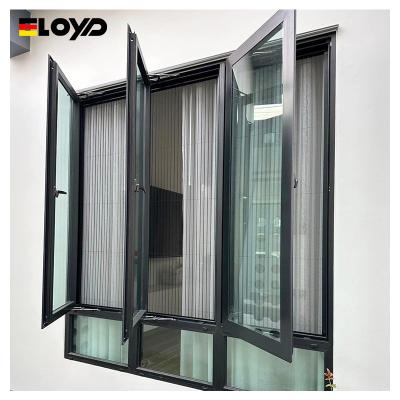 China Replacement Heat Insulation Glass Roof Aluminium Frame Glass Casement Window for sale