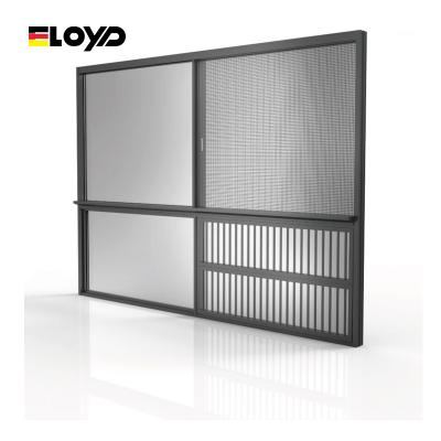 China Simple Design Aluminum Sliding House Window With Double Glazed Glass for sale