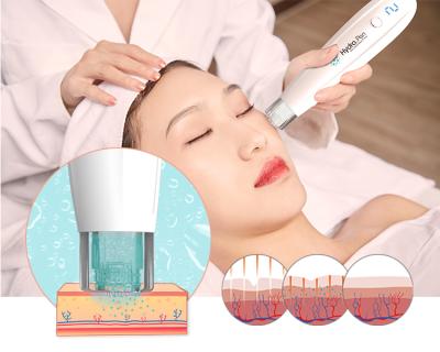 China Anti-Puffiness Hydrapen H2 Refillable Nano Needle Stamp Hydra Pen Skin Serum Dermapen Electric Microneedle Hydra Self-Inking Pen for sale