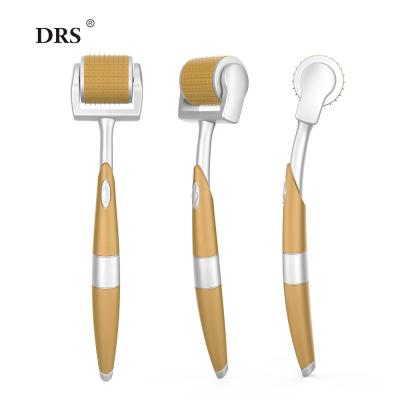 China Anti-puffiness GTS 192 seamless titanium needle 0.25-3.0mm derma roller for derma care hair loss treatment for sale