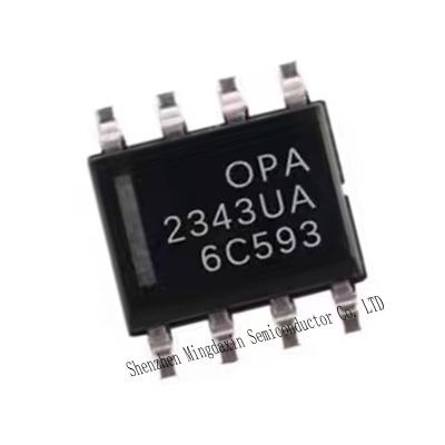 China New OPA2343UA standard SOP-8 original operational amplifier integrated chip buyer for sale