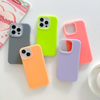 China Summer Shockproof Jelly Color Liquid Silicone Hot Case For iPhone15 Case Trending Products Cover iPhone for sale