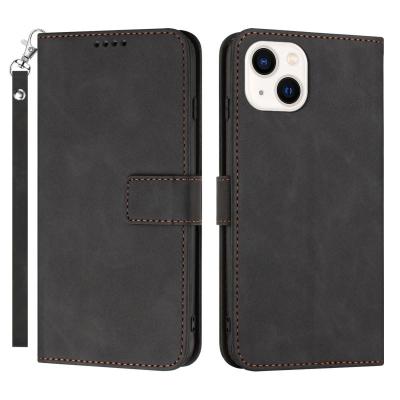 China Hot Shockproof Mobile Accessories Leather Wallet Phone Case With Kickstand&Strap Full Protection High Quality Wallet Cover for sale