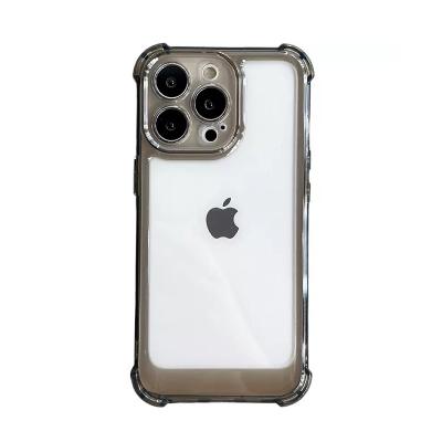 China Clear Transparent Acrylic Shockproof Shockproof Mobile Phone Case For iPhone Model for sale