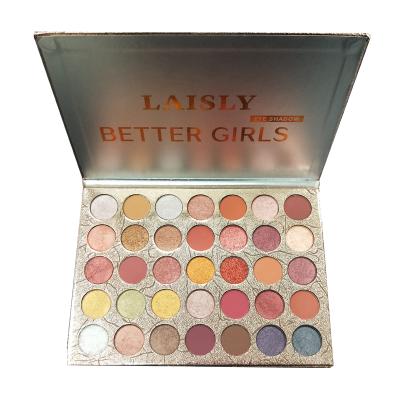 China 2021 Fashionable Wear Easy 35 Color High Pigmented Nude Eyeshadow Set Eyeshadow Palette for sale