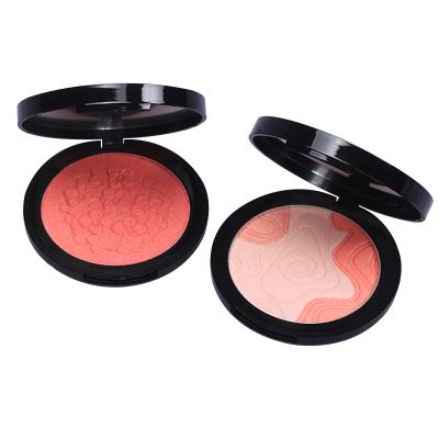 China Brighten Mixed Color Powder Private Labels OEM Blusher Powder Round Case Makeup Beauty Cosmetic for sale