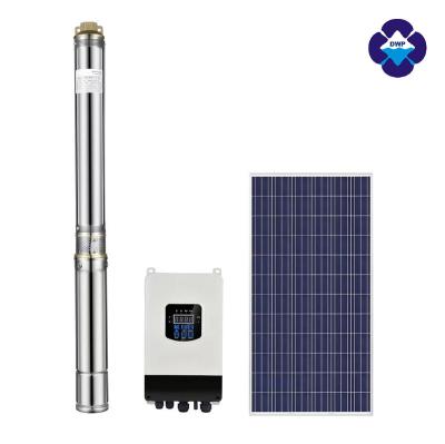 China For garden use and garden irrigation 3SA4.8 solar dc submersible pump for deep well water pump 500w 48v high quality dc solar water pump suitable for sale