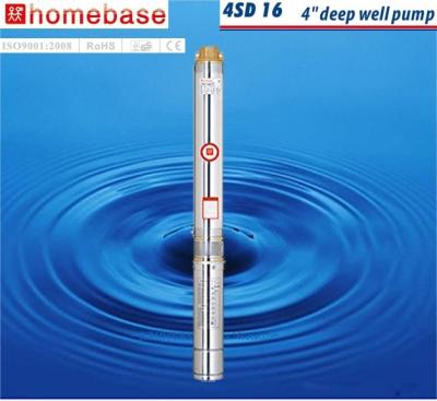 China 4SD16 submersible head 200 meter deep well pump multistage construction submersible pump for sale