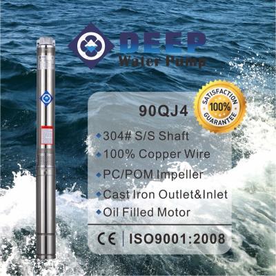 China 304 SS / 316SS 90 QJ 4 [3.5 Inch Deep Well Submersible Pump - High Quality] for sale