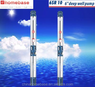 China Submersible 6 inch SR10 7.5hp Water Pump Deep Well Submersible Pump for sale