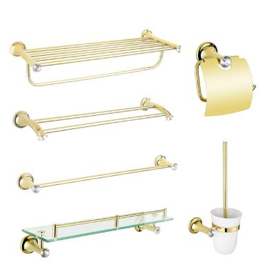 China Modern Wholesale Luxury Hotel Zinc Alloy Bathroom Chrome Plated Hardware Accessories for sale