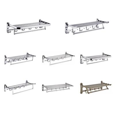 China Modern Bathroom Hardware Wholesale Many Kinds Of Movable Rack 60cm Times Zinc Alloy Towel Rack for sale