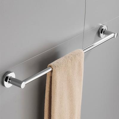 China Wholesale Modern Bathroom Accessories Shelf Slippers Rack Single Chrome Plated Towel Rack for sale