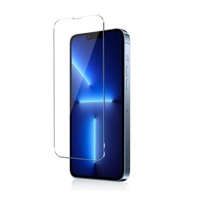 China 9H Hardness HD Clarity Wholesale Premium Shockproof Anti Scratch Tempered Glass Screen Protector For iPhone 13 Pro Custom Retail Packaging for sale