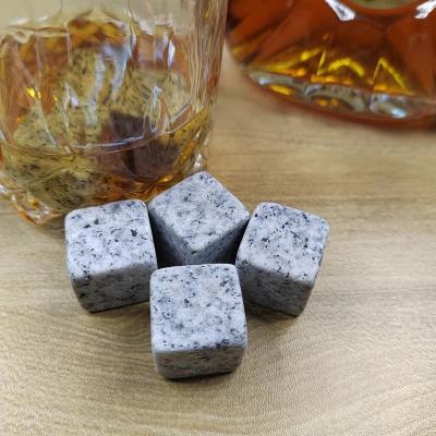 China Disposable Whiskey Stone Iced Wine Drinking Vessels Quick Cooling Frozen Ice Cubes Natural Marble Scale for sale