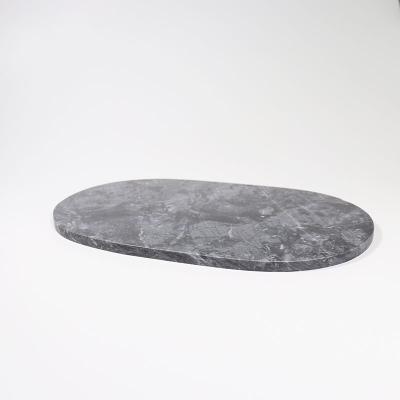 China Sustainable New Style Customized Natural Lauxry Marble Stone Serving Tray Decorative Tray Trays Set Jewelry Display Stand for sale