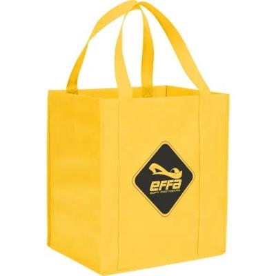 China Large Reusable Eco - Friendly Grocery Eco Friendly Foldable Heavy Duty Nonwoven Shopping Tote Bags for sale