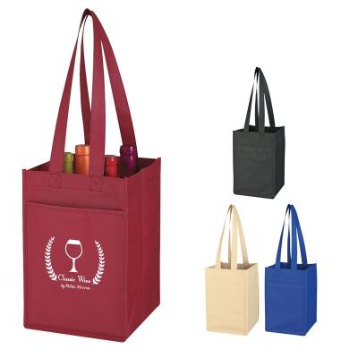 China Reusable customized logo printed good quality reusable heavy duty eco material nonwoven grocery tote bags for sale