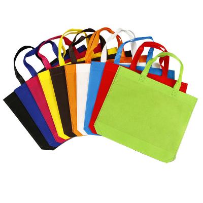 China Eco-Friendly High Quality Grocery Color Eco-Friendly Custom Shopping Carry Bag Ultrasonic Non Woven Fabric Sack Bag for sale