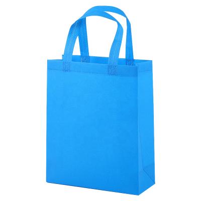 China Factory price plain durable wholesale reusable ultrasonic type printing color nonwoven fabric shopping packaging bags in stock for sale